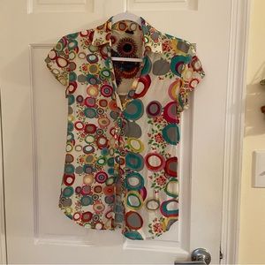 Desigual Y2K Colorful Blouse